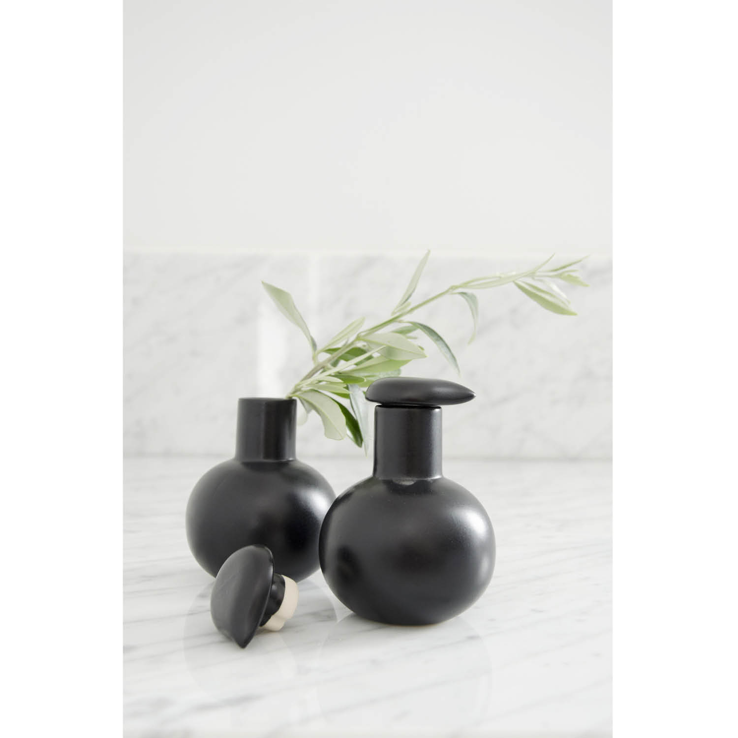 Flaska med låsbart lock PURE Black - 2