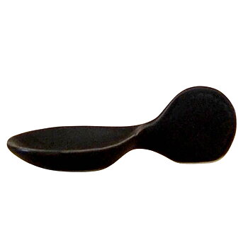 Svart cocktailsked som är 10 cm