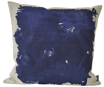 Kudde Paint Denimblå 50X50