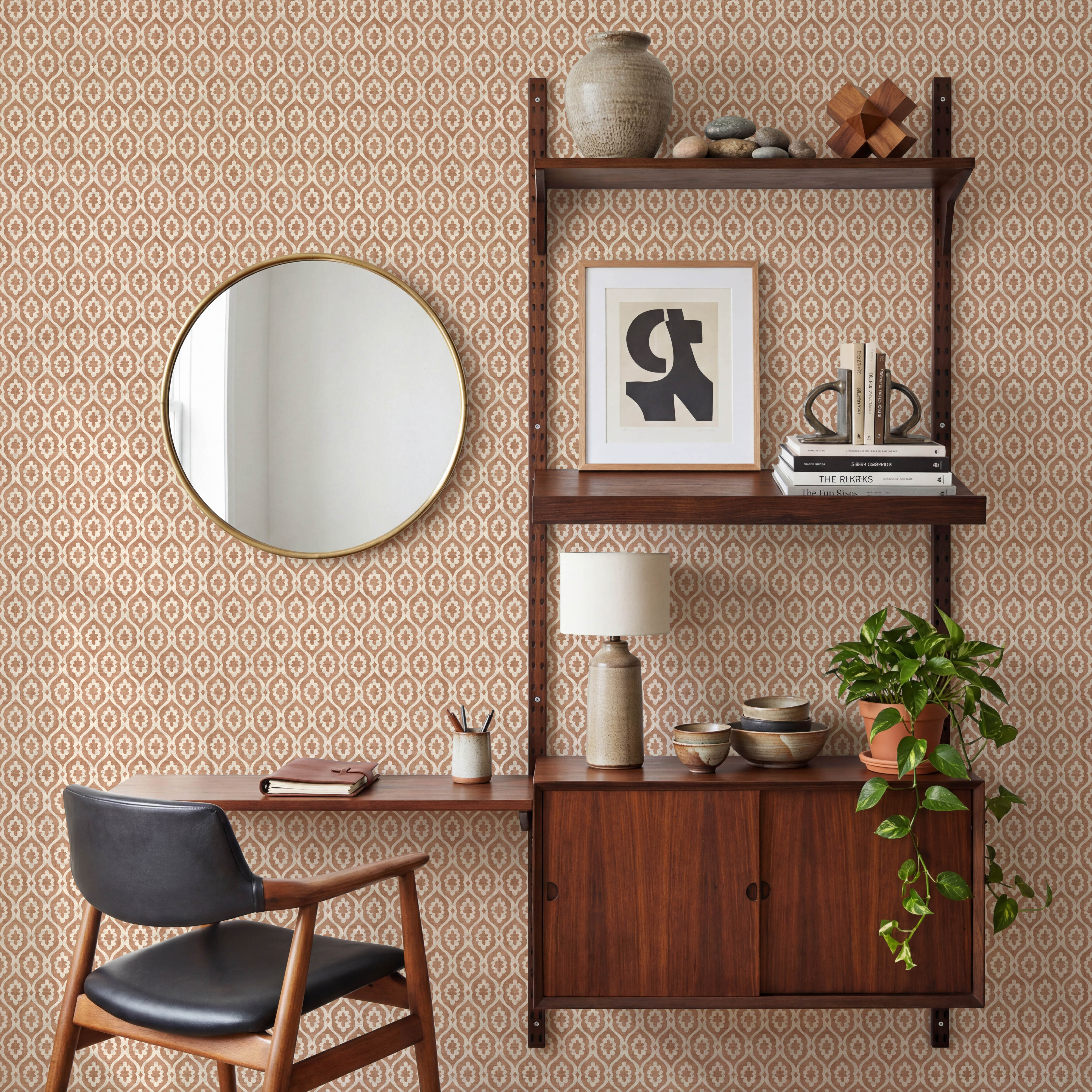 Hand Painted Trellis - 101347AH - 2