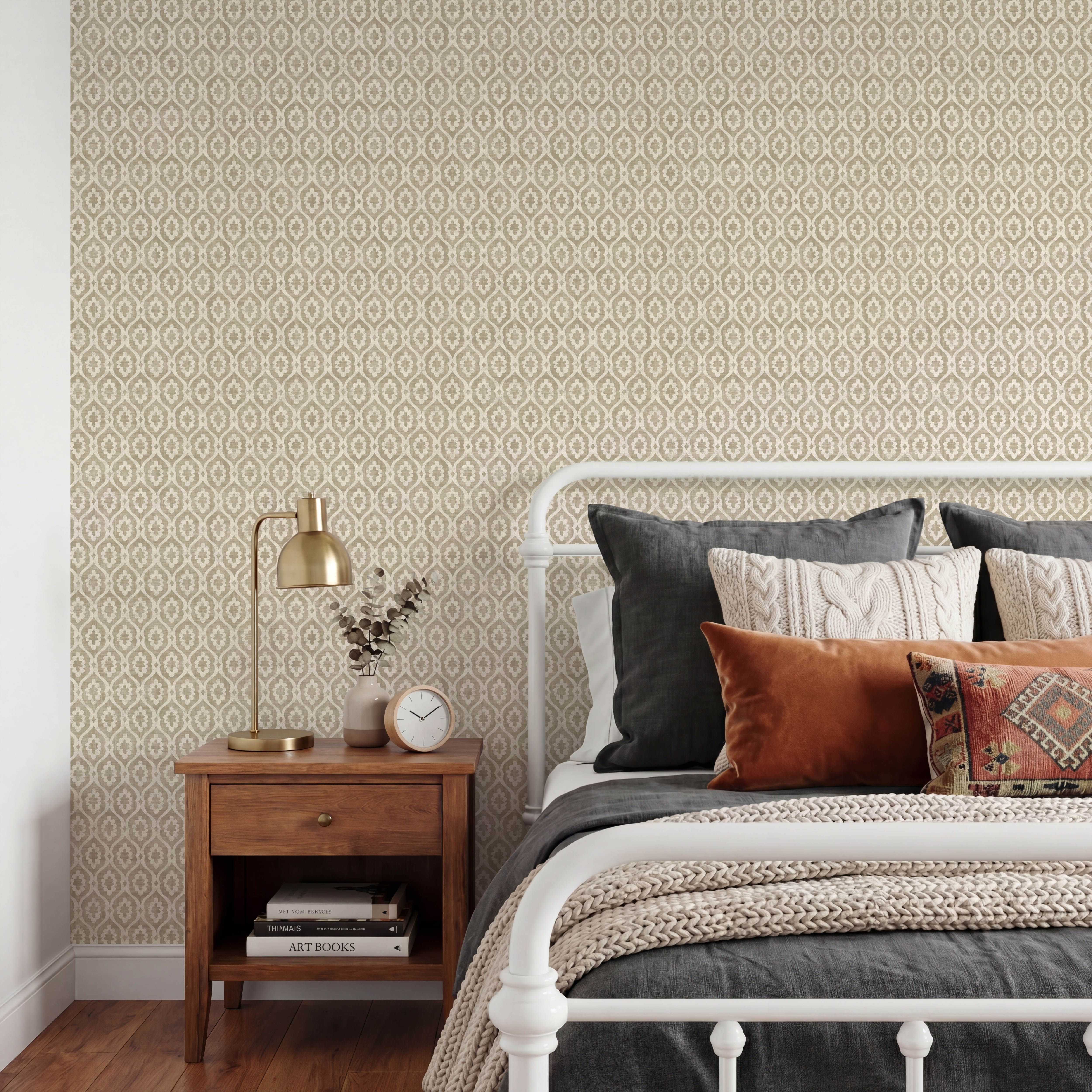 Hand Painted Trellis - 101348AH - 2