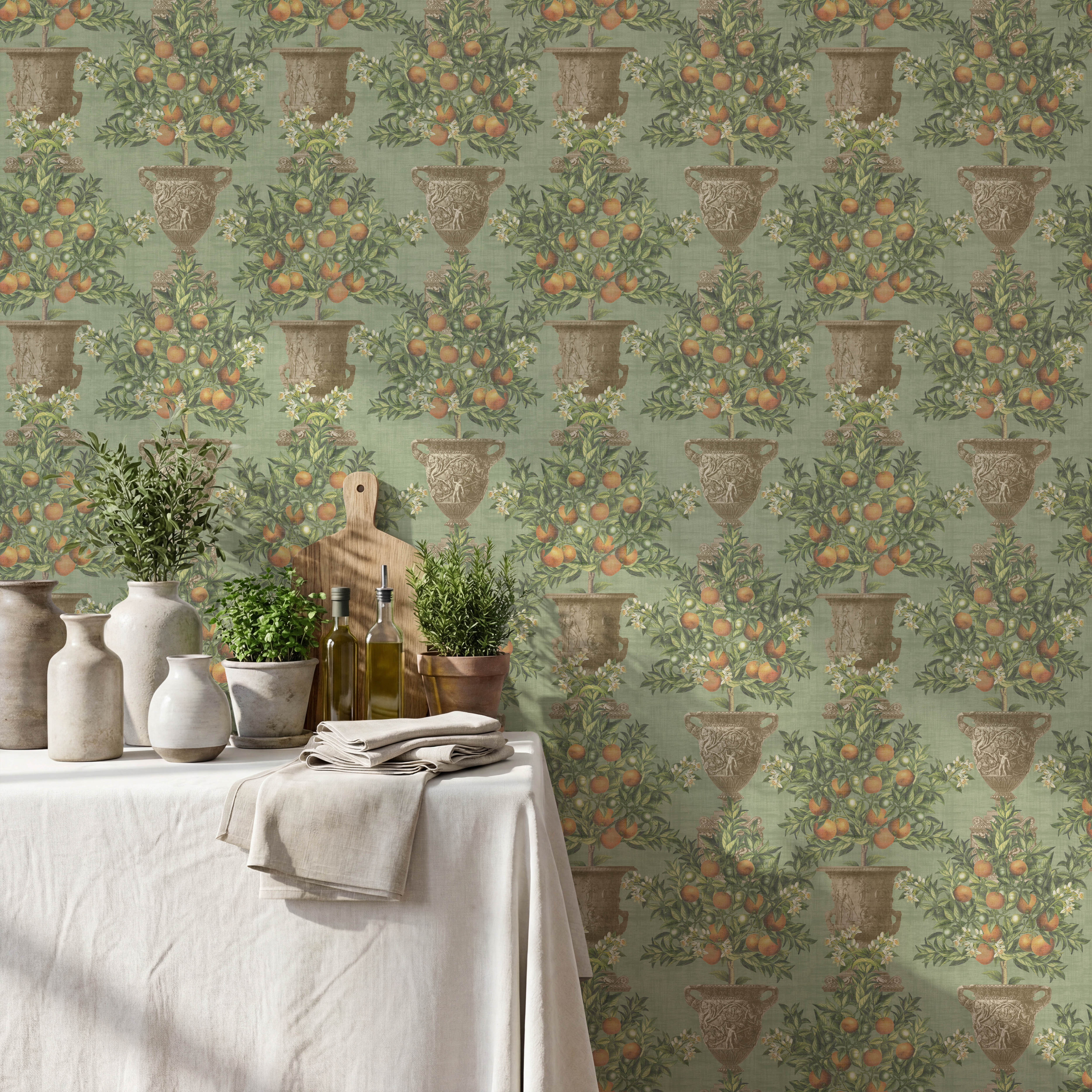 Orangery Floral - 100587AH - 2
