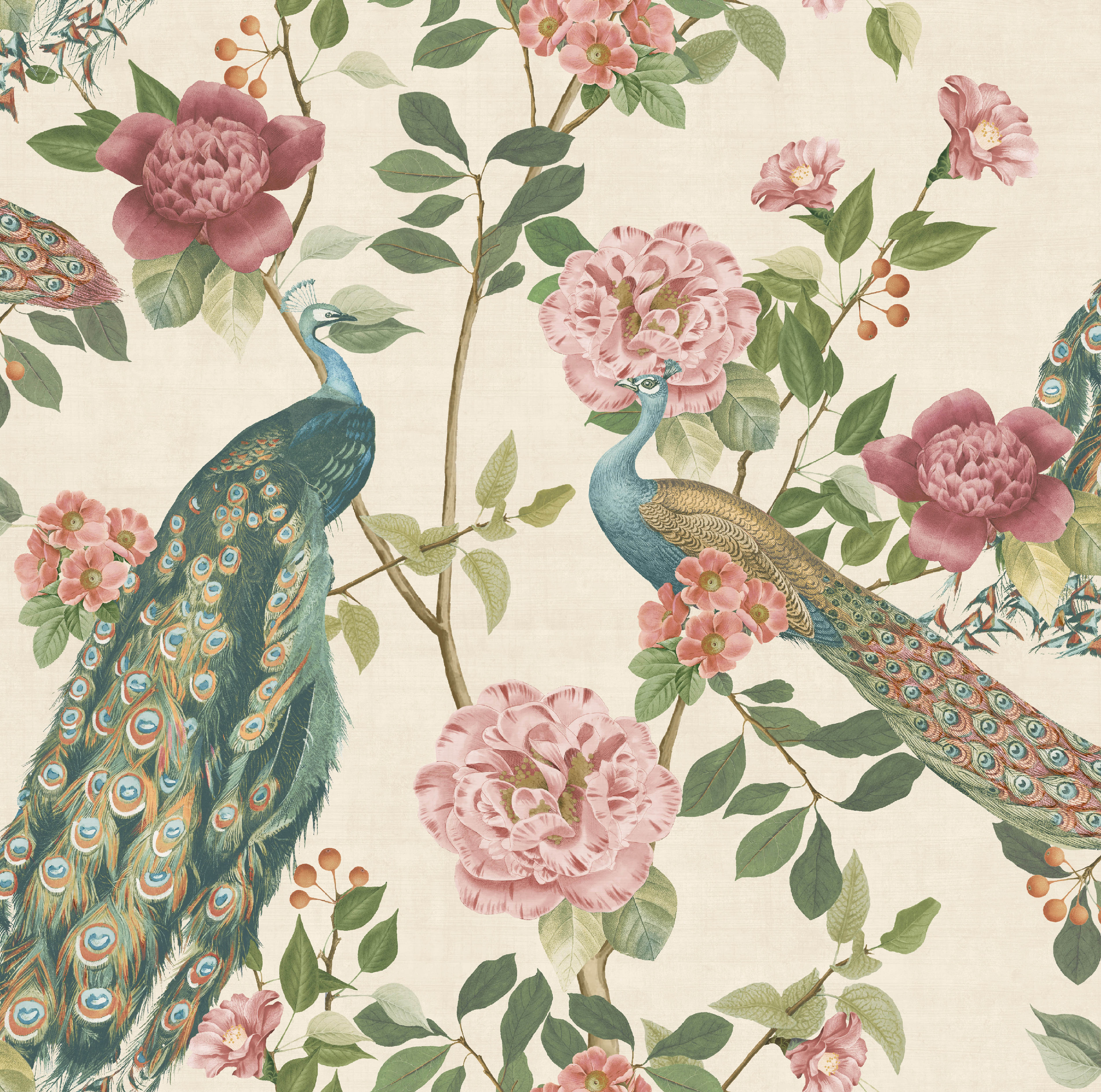 Peacock Chinoiserie - 101394AH