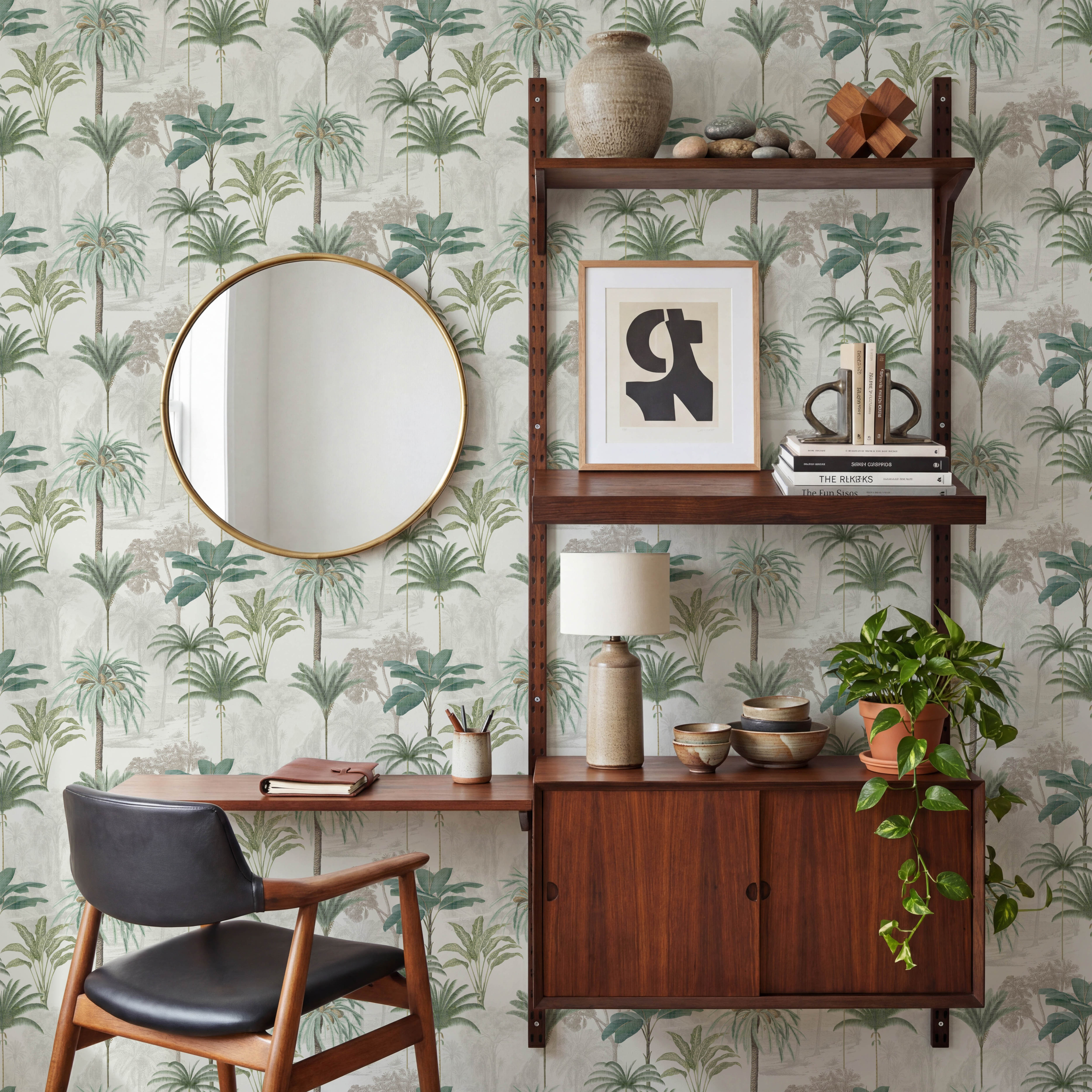 Vintage Etched Palms - 101162AH - 2