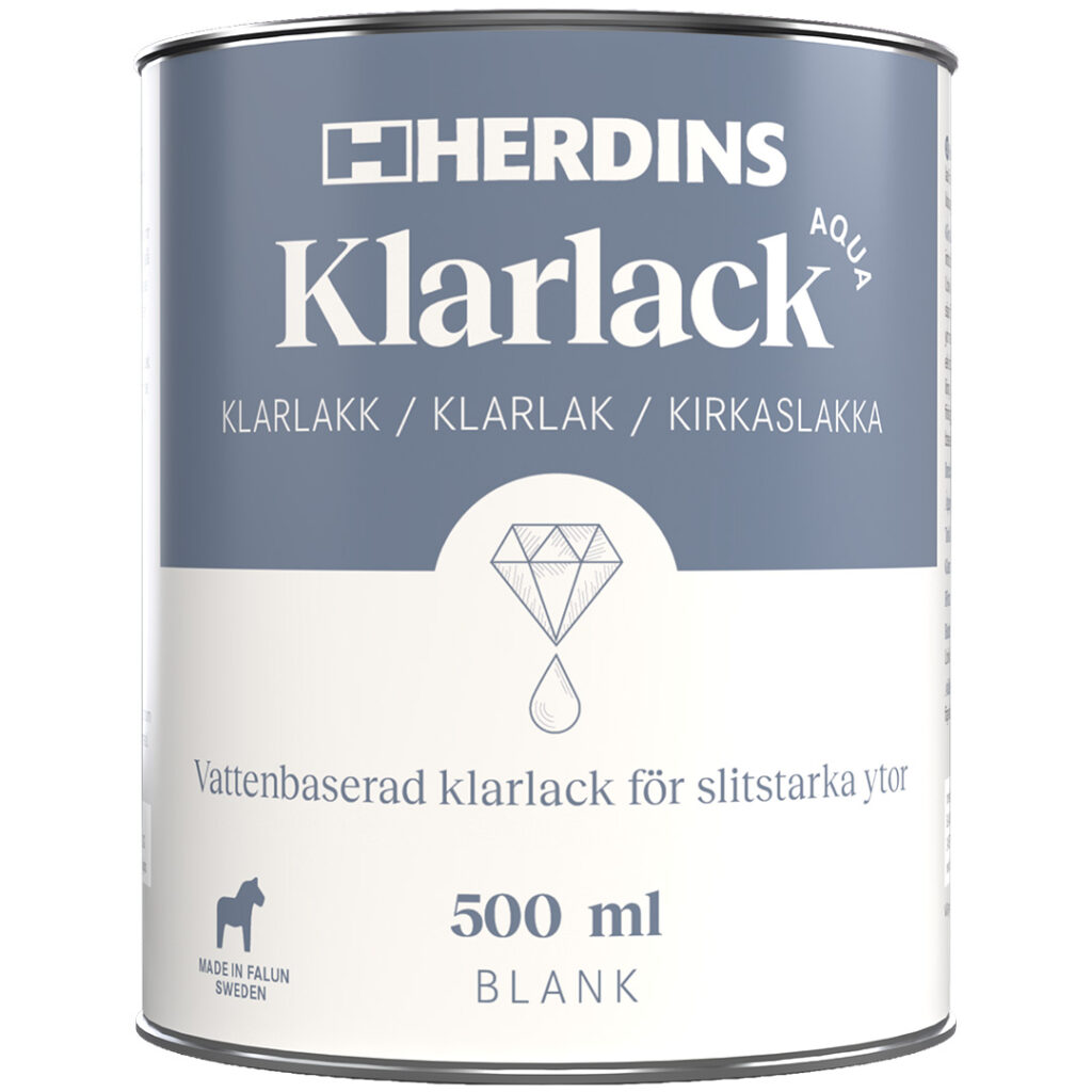 Herdins Klarlack Aqua Blank 0,5L
