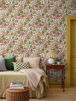Happy Hollyhocks - 9171