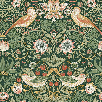 Strawberry Thief Rich Green - 124234
