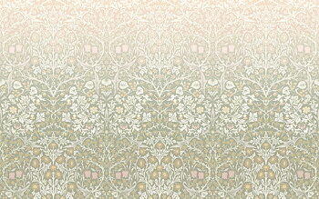Blackthorn Sage & Pink Mural - 125355