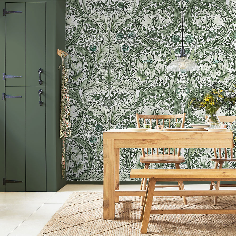 African Marigold Green Mural - 125418 - 2