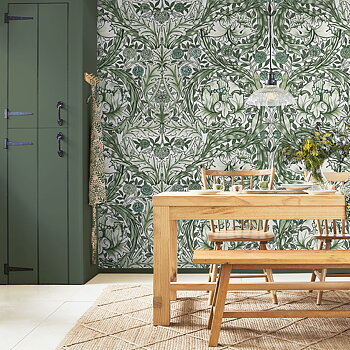 African Marigold Green Mural - 125418