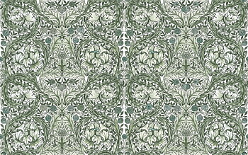 African Marigold Green Mural - 125418