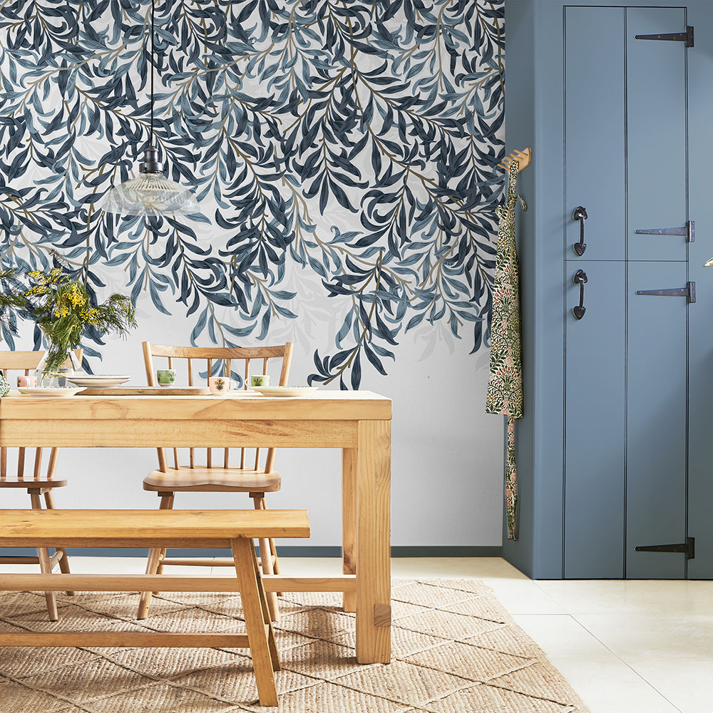 Willow Bough Blue Mural - 125373 - 2