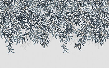 Willow Bough Blue Mural - 125373