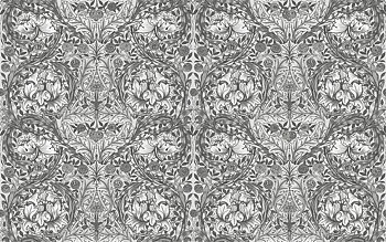 African Marigold Grey Mural - 125427