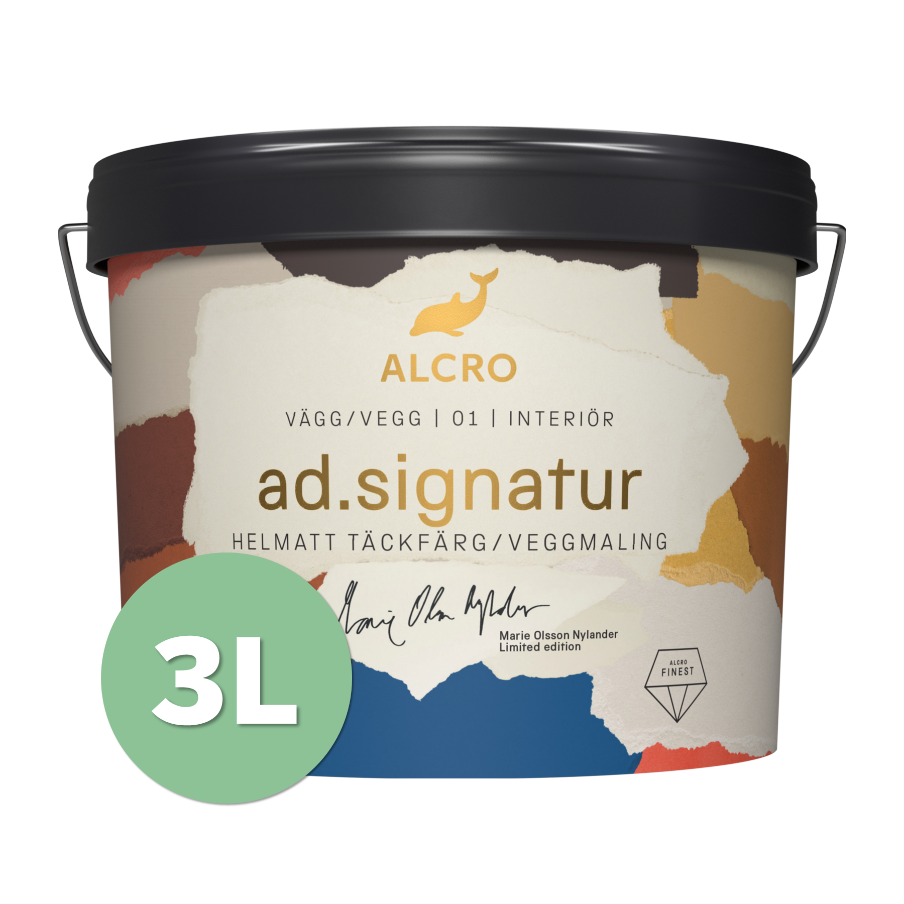 ad Signatur Helmatt Väggfärg 3L