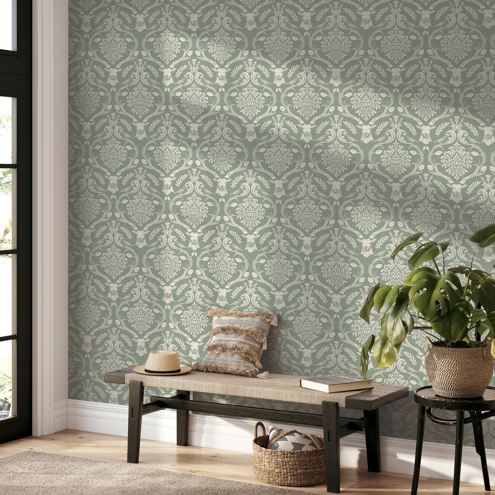 Stag Damask - 923706 - 2