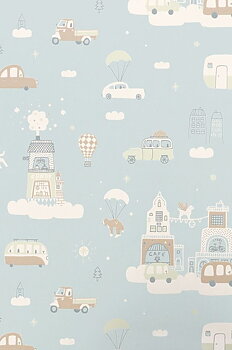 Above The Clouds, Soft Blue - 131-02
