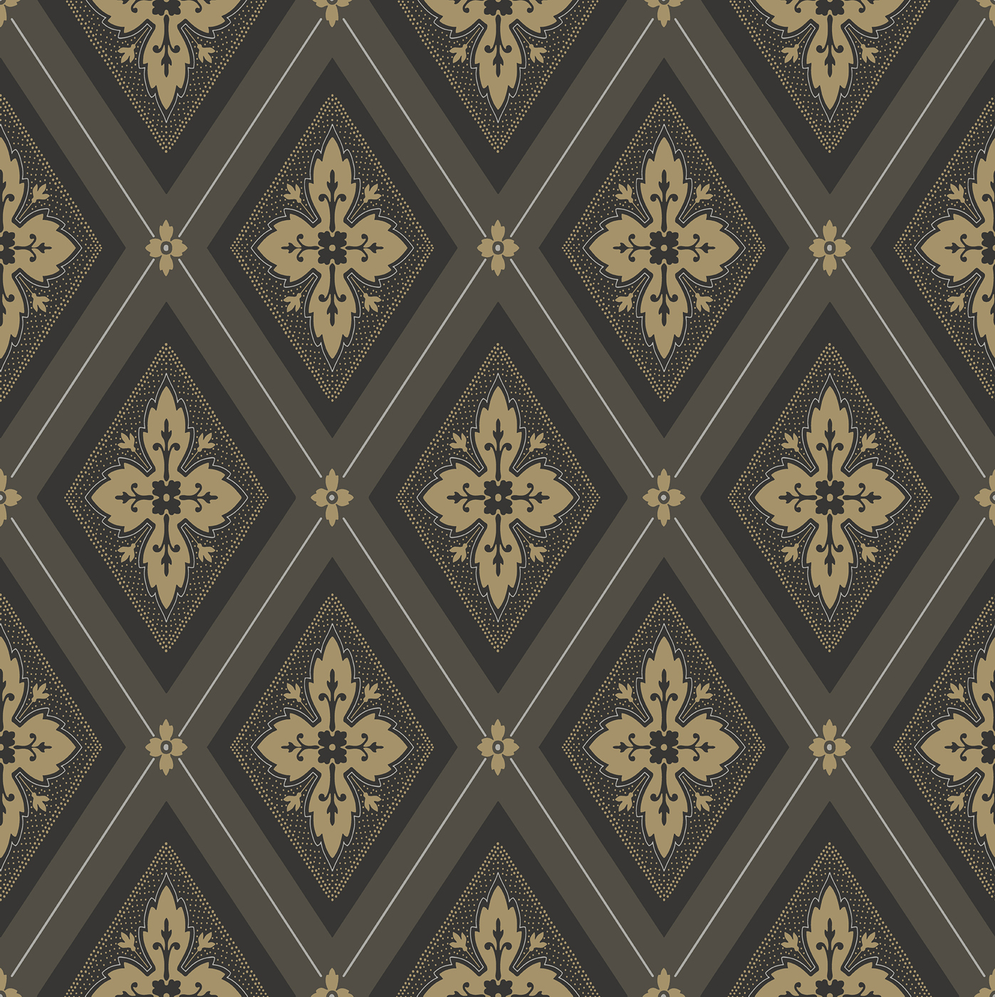 Astrid, Svart/guld - 692-04
