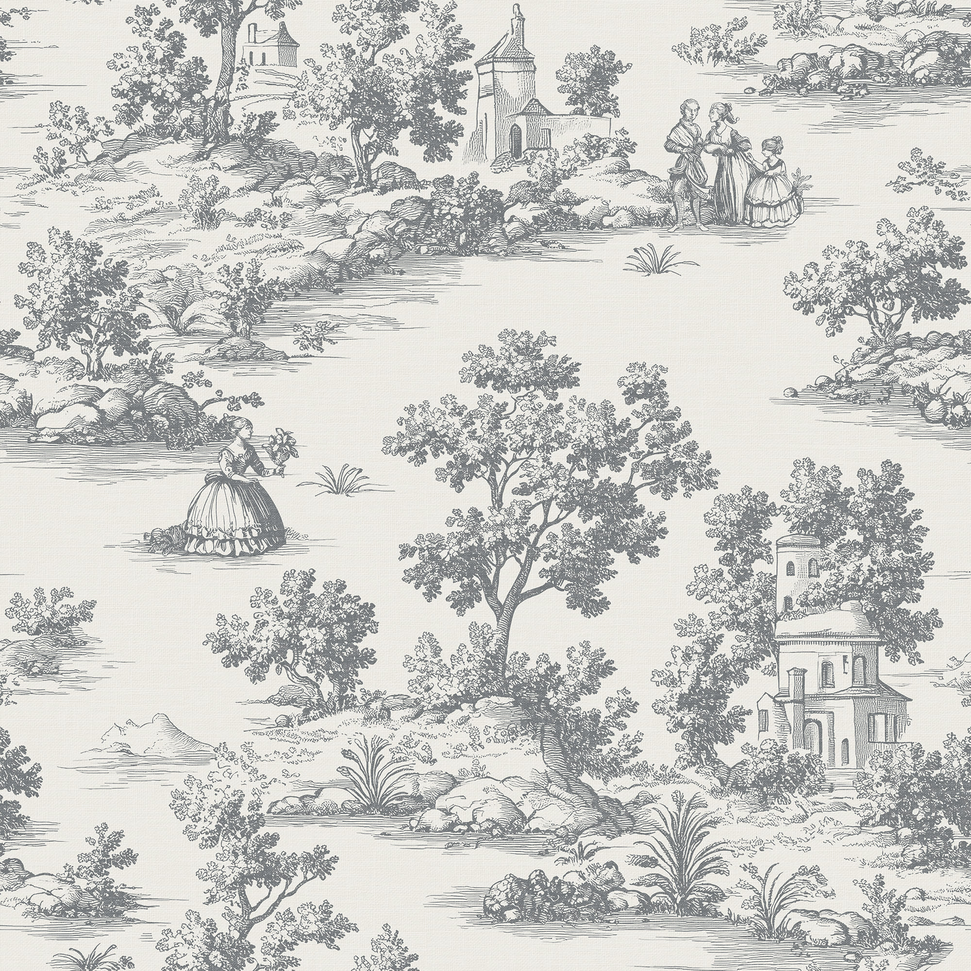 Toile de Jouy - 3858-6