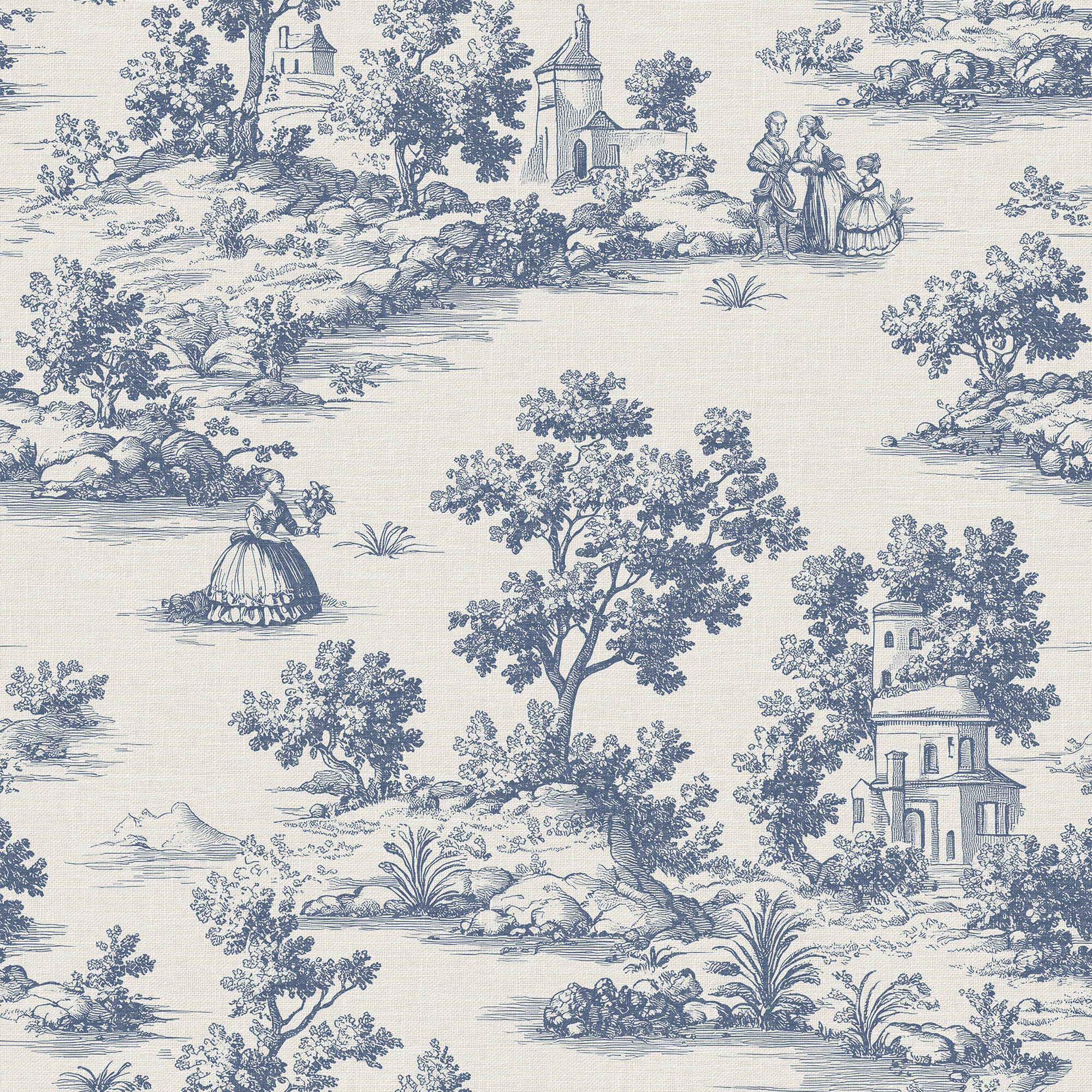 Toile de Jouy - 3858-3