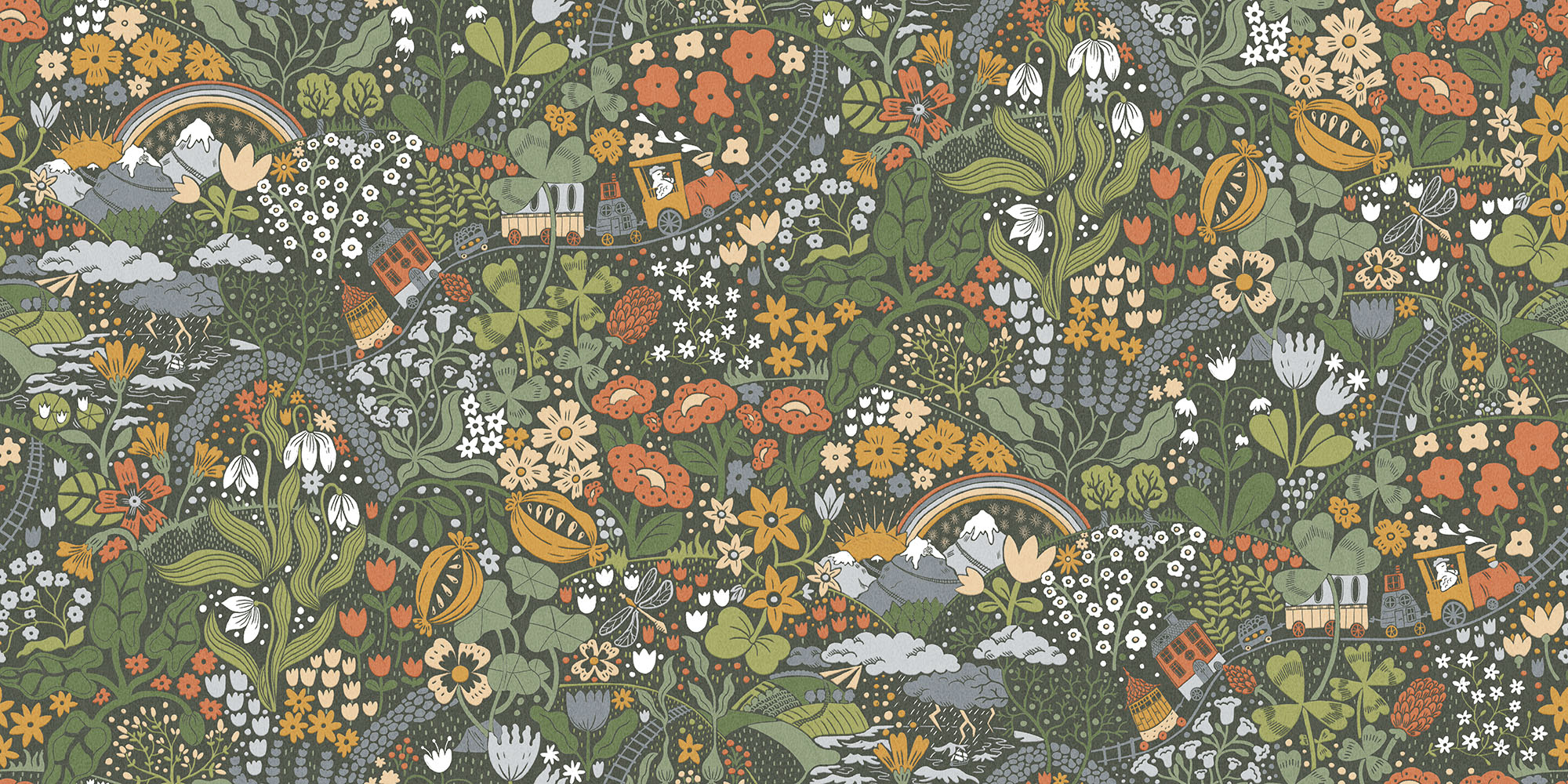 Tåget Fototapet - RD29037