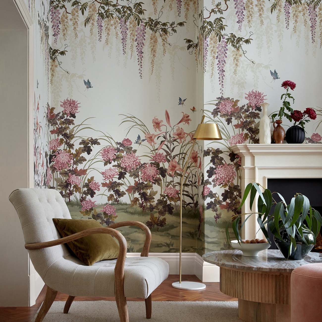 Wisteria Bloom Mural - 2513-191-02 - 3