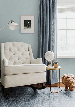 Swirl Geo (Light Blue) - Självhäftande Tapet - NW56702