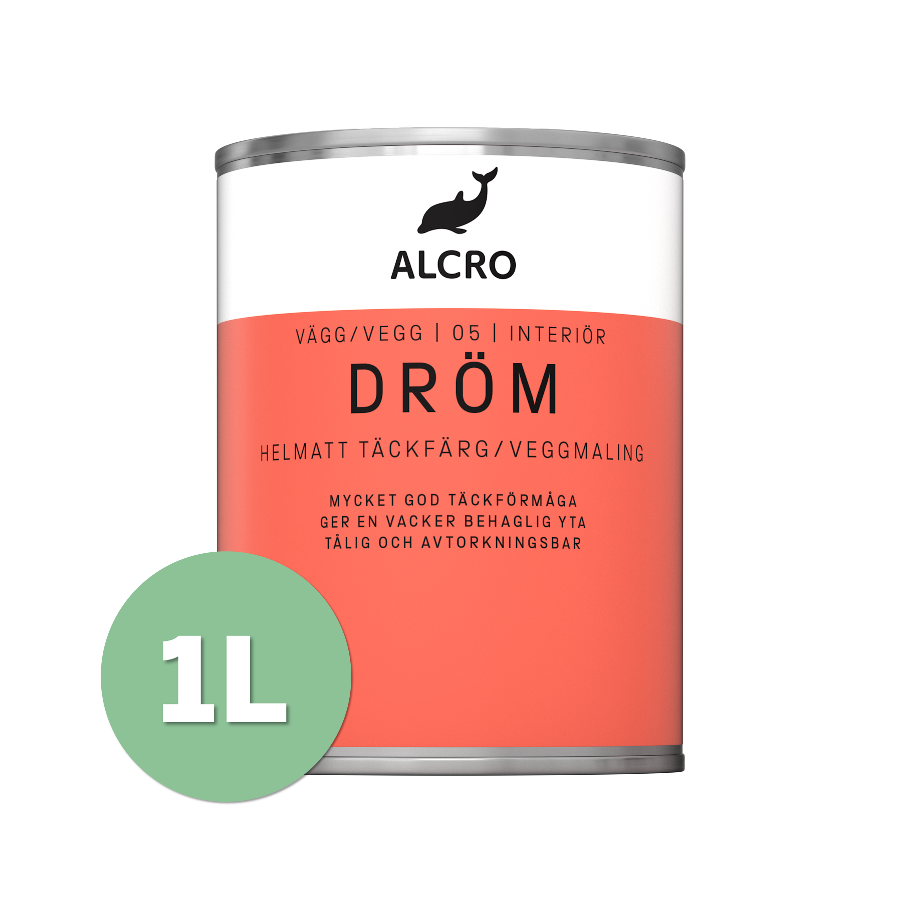 Dröm Helmatt Väggfärg 1L