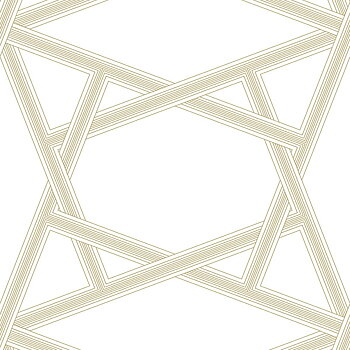 Crossroads Geo (Metallic Gold) - Självhäftande Tapet - NW44303