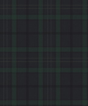 Tailor Plaid (Dark Blue & Evergreen) - Självhäftande Tapet - NW54302
