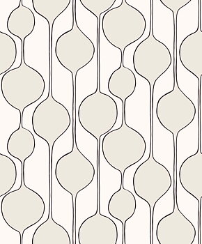Bubble Stripe (Marshmallow) - Självhäftande Tapet - NW54600