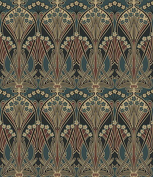 Deco Dragonfly (Aegean Blue & Clay) - Självhäftande Tapet - NW55501