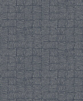 Organic Squares (Blue Denim) - Självhäftande Tapet - NW55902