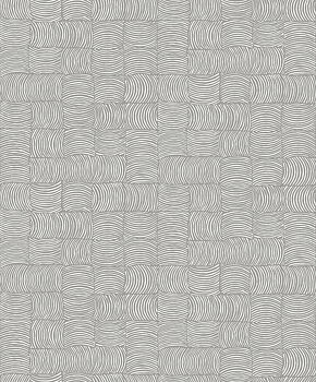 Organic Squares (Fog Grey) - Självhäftande Tapet - NW55908