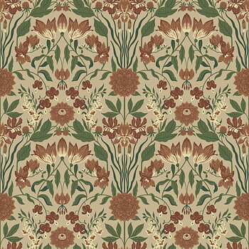 Trädgården, Beige/Multi - 437-02