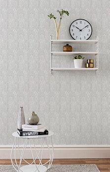 Linjelek, vitgrå - 385-02