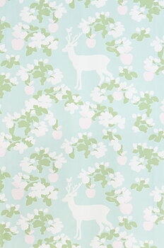 Apple Garden, Turquoise - 107-01