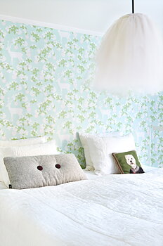 Apple Garden, Turquoise - 107-01