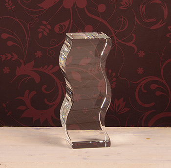 3D Crystal Waterfall Award 160x55x55mm