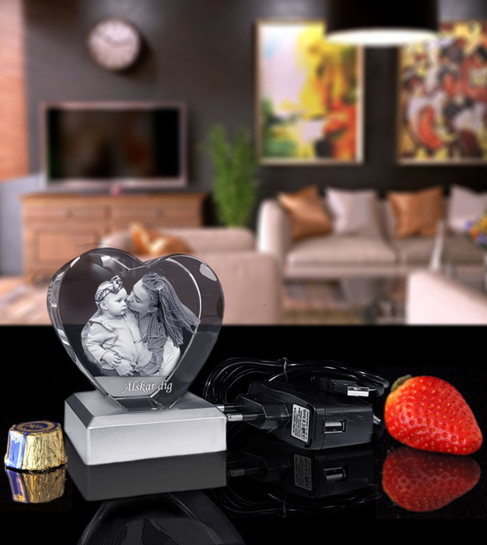 Mother's Day Package Small With 3D Crystal