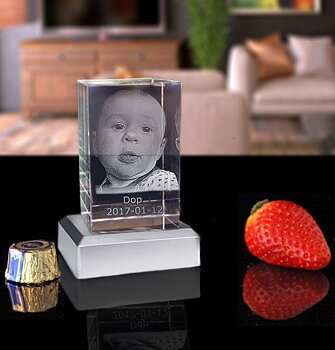 Baptism Package With 3D Crystal
