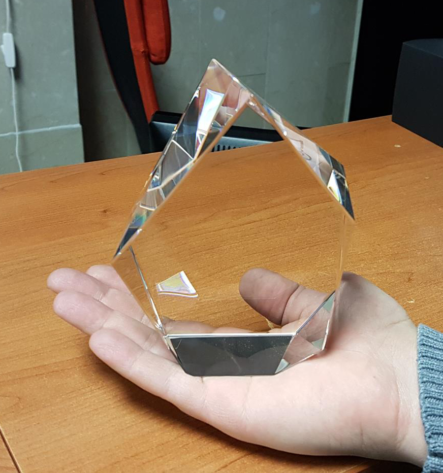 3D Crystal Iceberg Small 100x130x60mm - 2