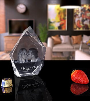 3D Crystal Iceberg Small 100x130x60mm