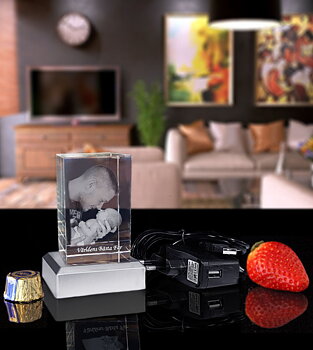 Father's Day Gift Package Small With 3D Crystal
