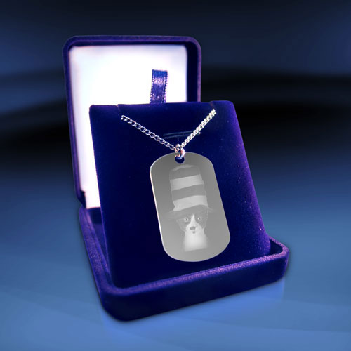 Tag Small 22x36x2mm Silver