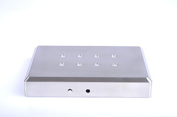 Lighting "Brushed Steel Finish" 143x103x23 mm