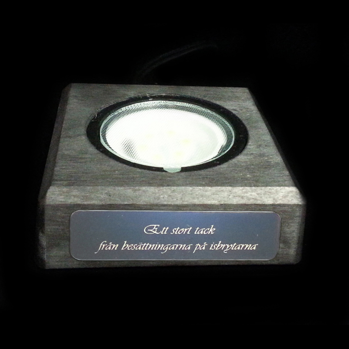 Lighting wooden, replaceable LED, 90x90 mm  - 2