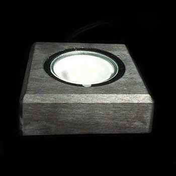 Lighting wooden, replaceable LED, 90x90 mm 