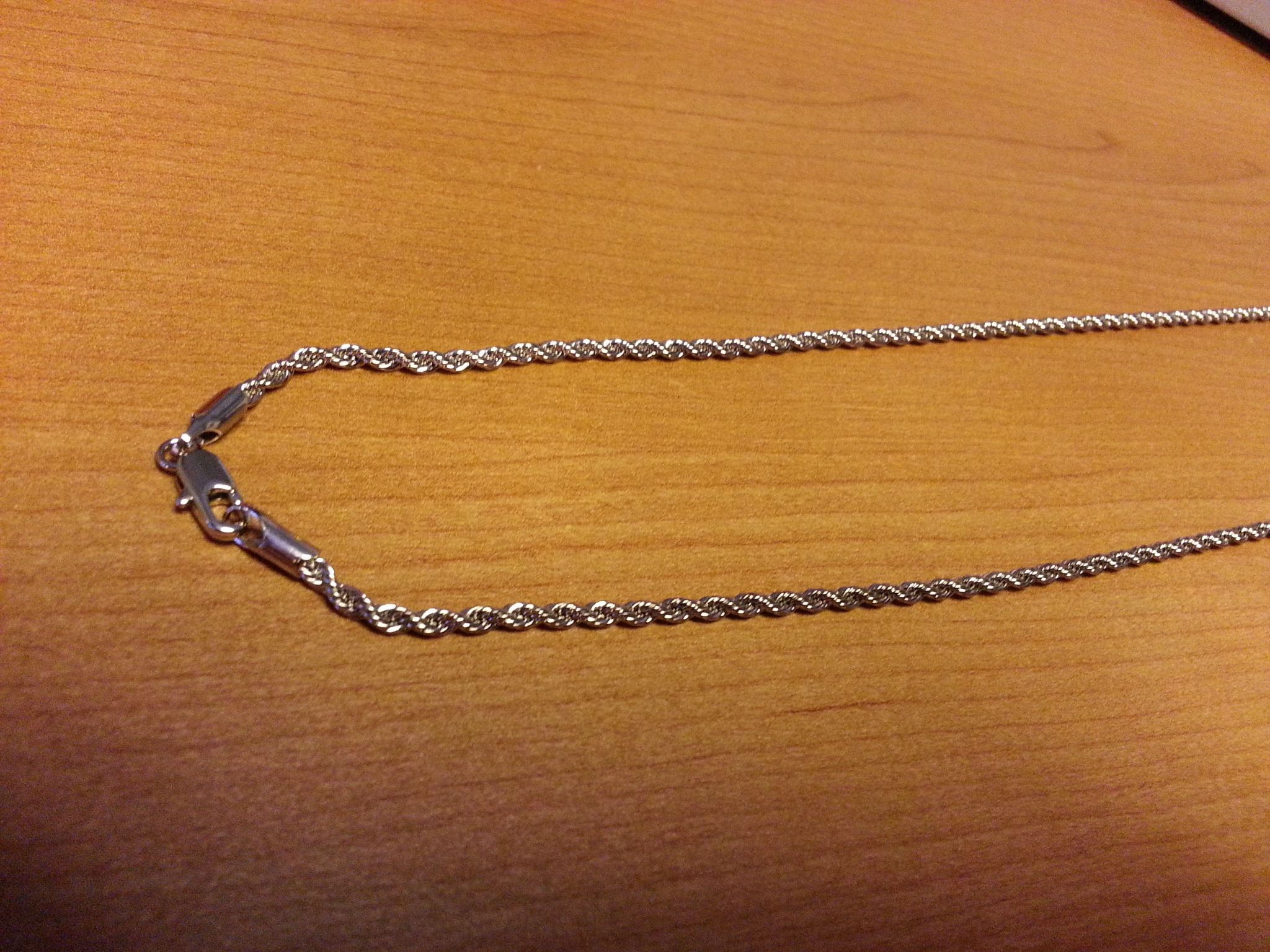 Rope Chain Nickel Plated 2,5x510mm