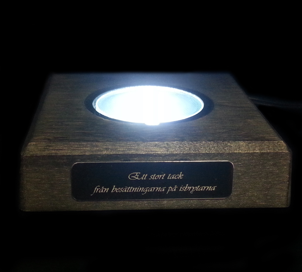 Lighting wooden, replaceable LED, 110x110 mm - 2